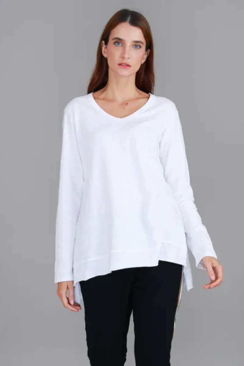 3rd Story Barwon Tee 100% French Cotton White
