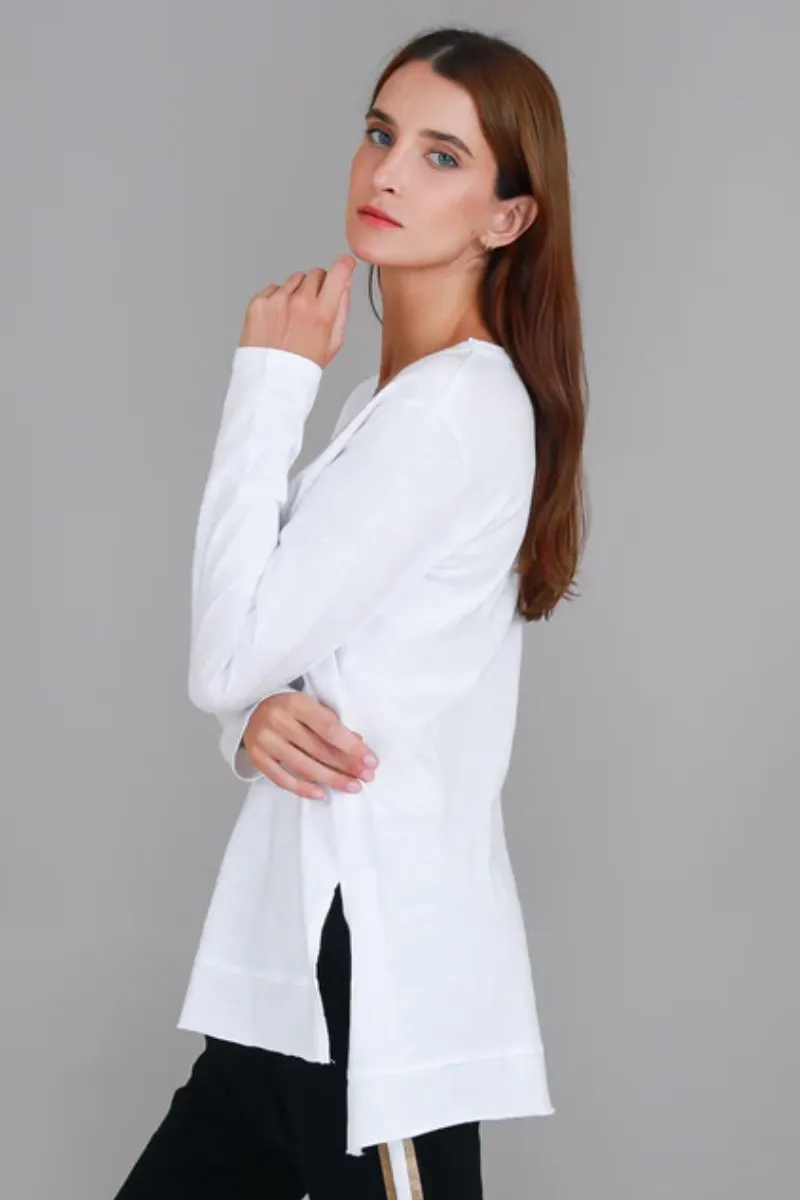 3rd Story Barwon Tee 100% French Cotton White