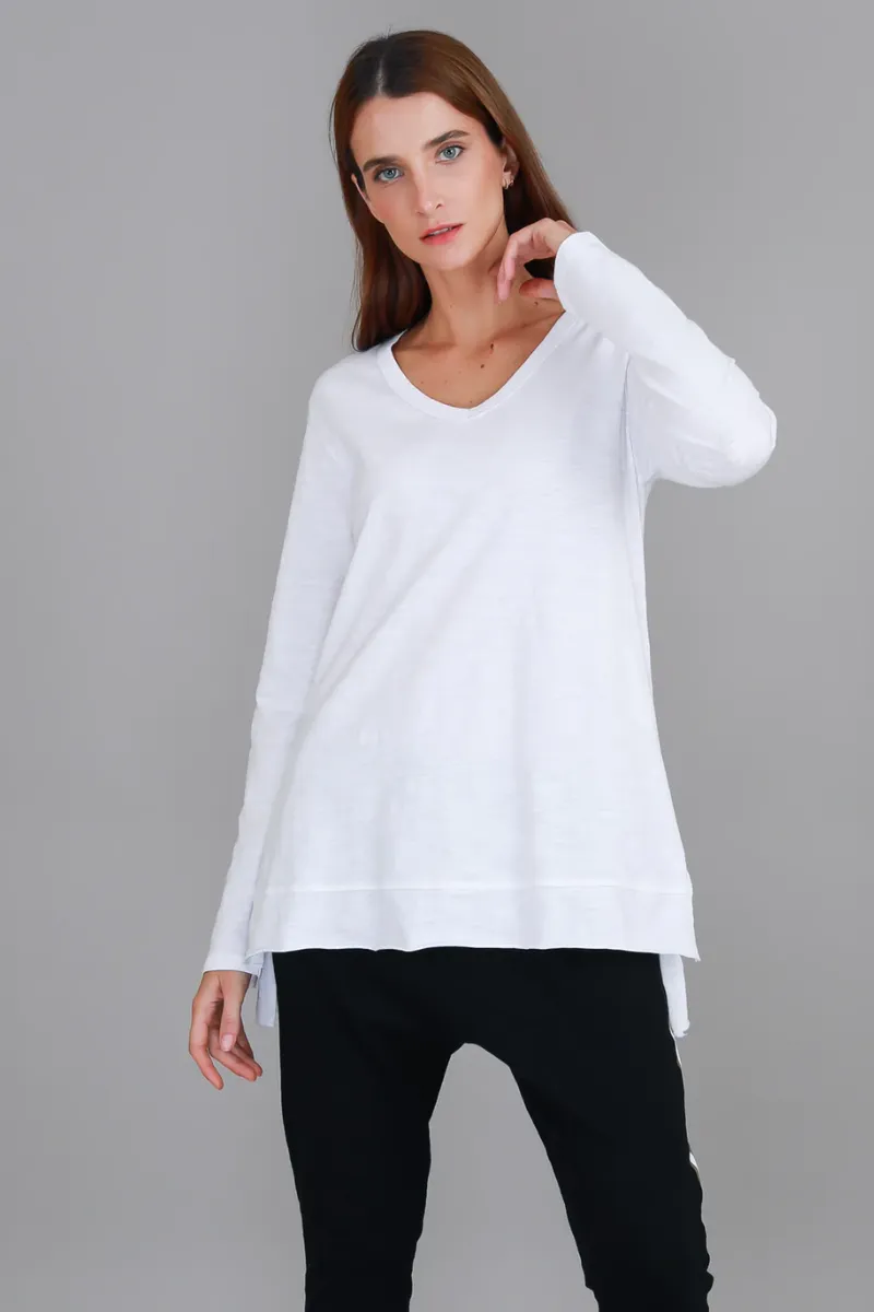 3rd Story Barwon Tee 100% French Cotton White