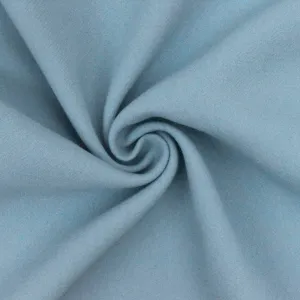 Angelic Blue Texture Polyester Double Weave Crepe Momie Woven Fabric