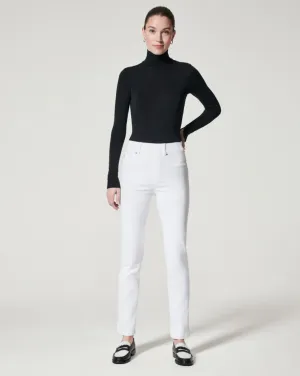 Ankle Straight Leg Jeans - White