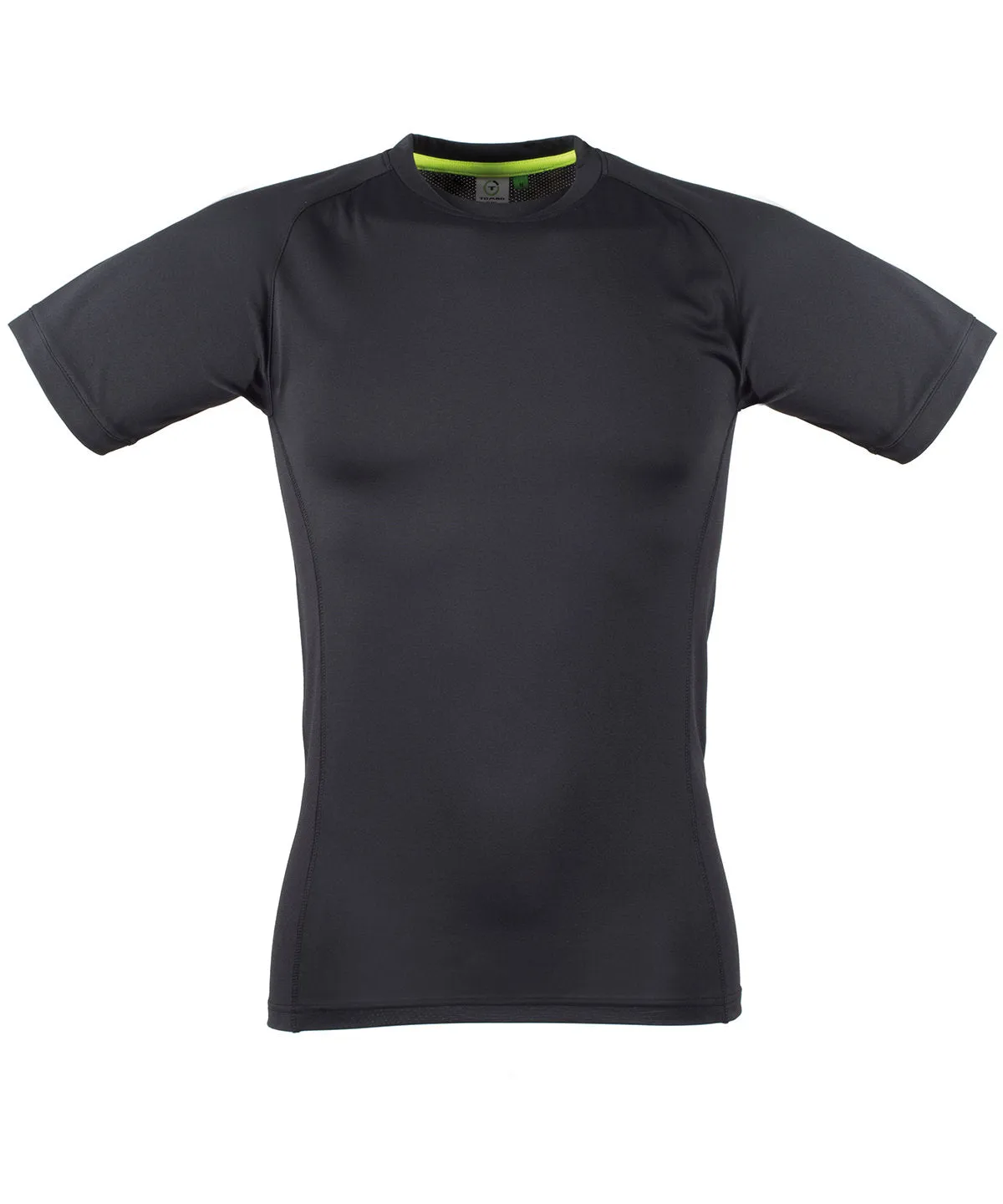 Black/Black - Slim fit t-shirt