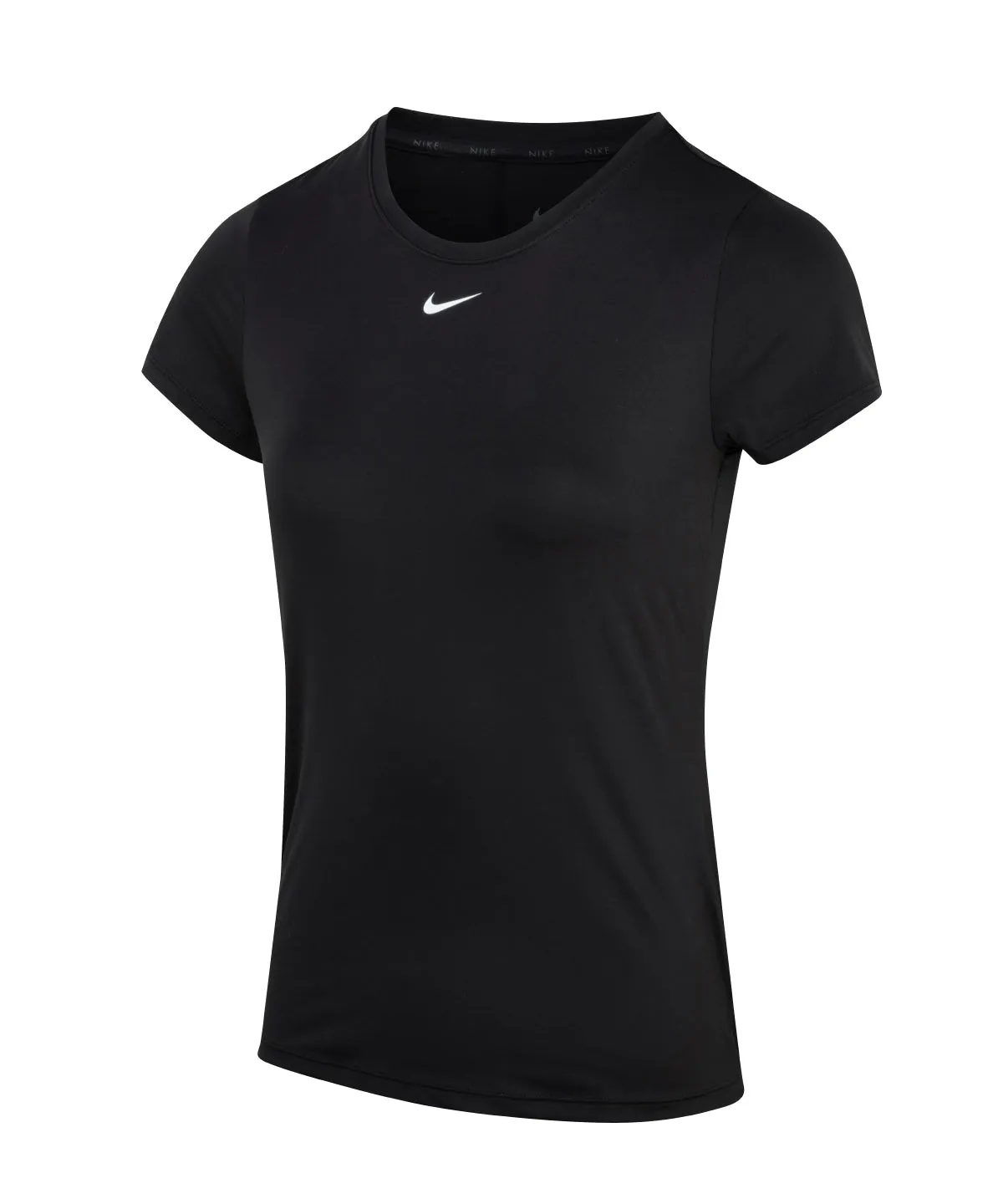 Black/White - Women’s Nike One Dri-FIT short sleeve slim top