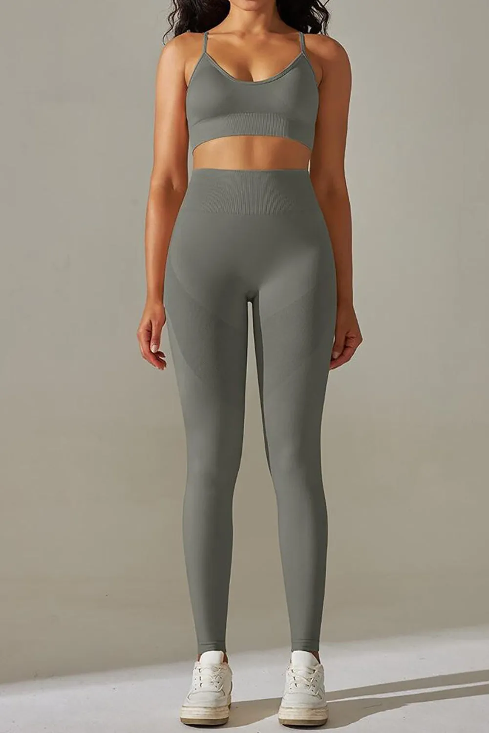 Bodycon Ankle-length Solid Yoga Pants