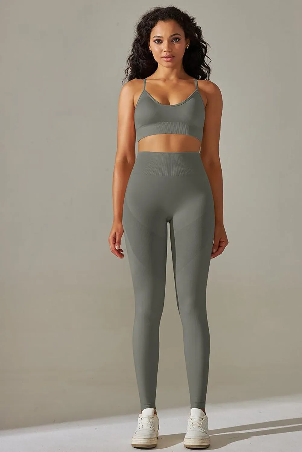 Bodycon Ankle-length Solid Yoga Pants