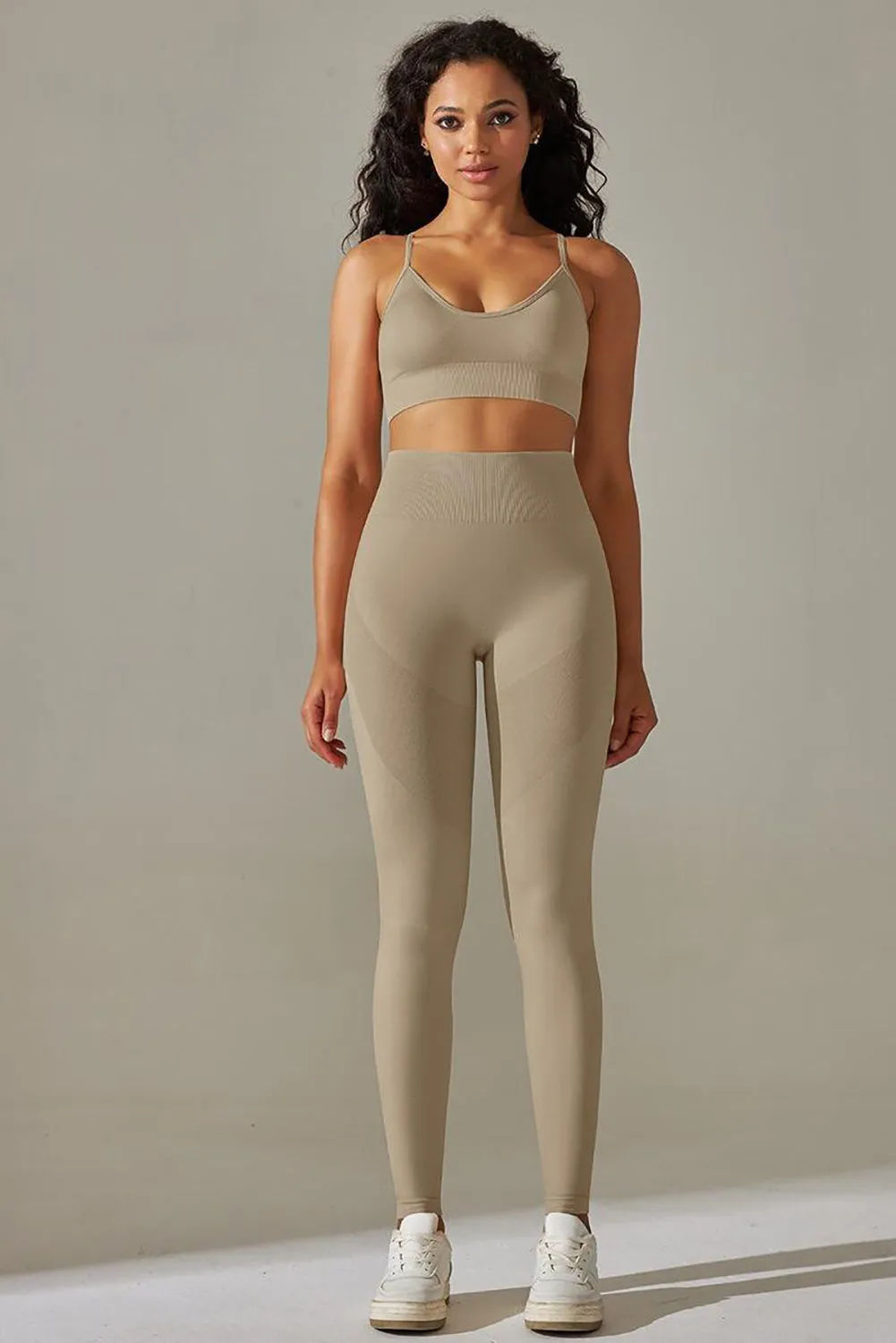 Bodycon Ankle-length Solid Yoga Pants