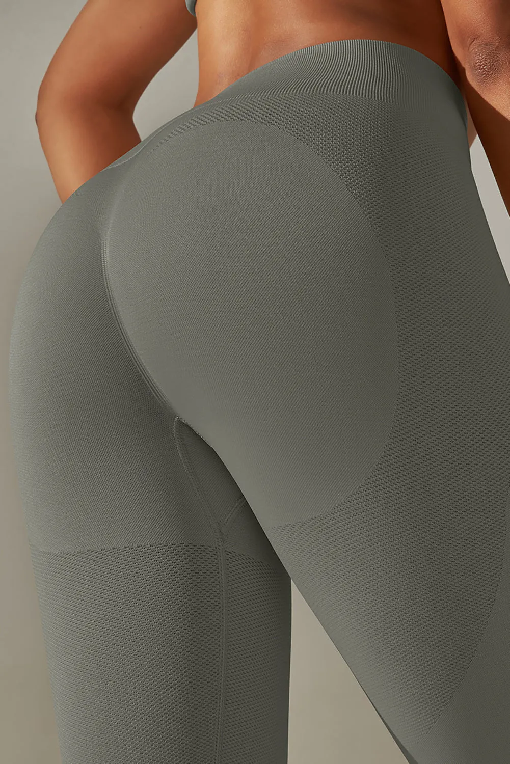 Bodycon Ankle-length Solid Yoga Pants
