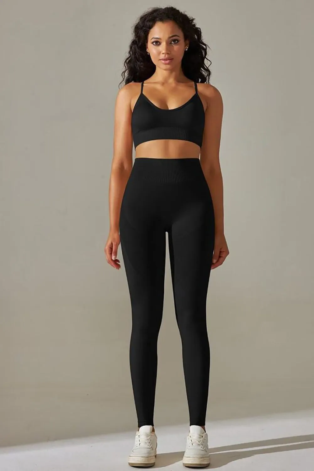 Bodycon Ankle-length Solid Yoga Pants