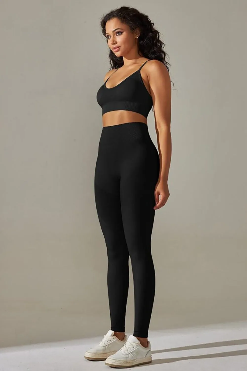 Bodycon Ankle-length Solid Yoga Pants