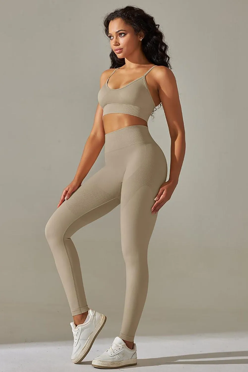 Bodycon Ankle-length Solid Yoga Pants