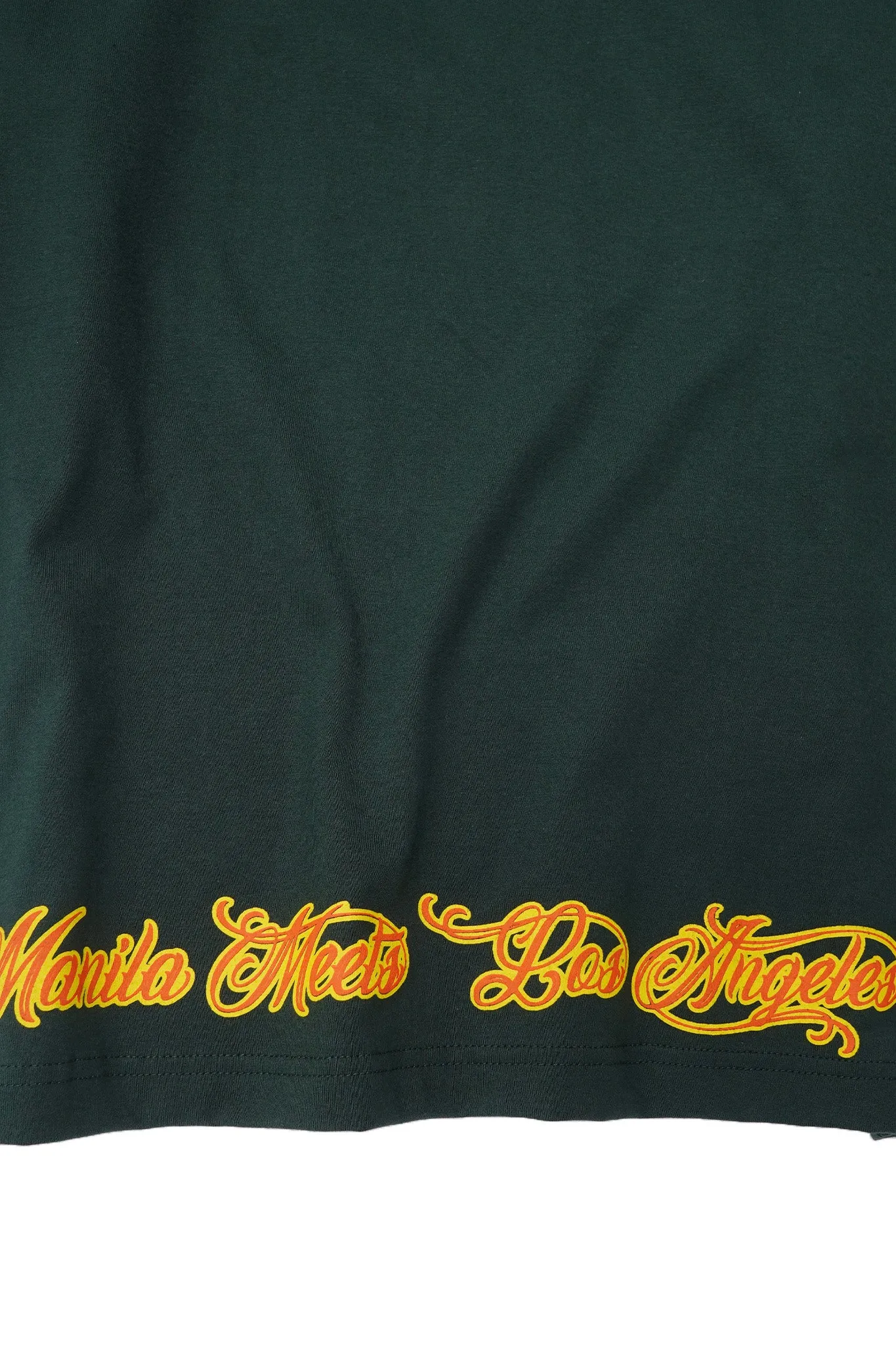 BURNING STALLION TEE IN HUNTER GREEN