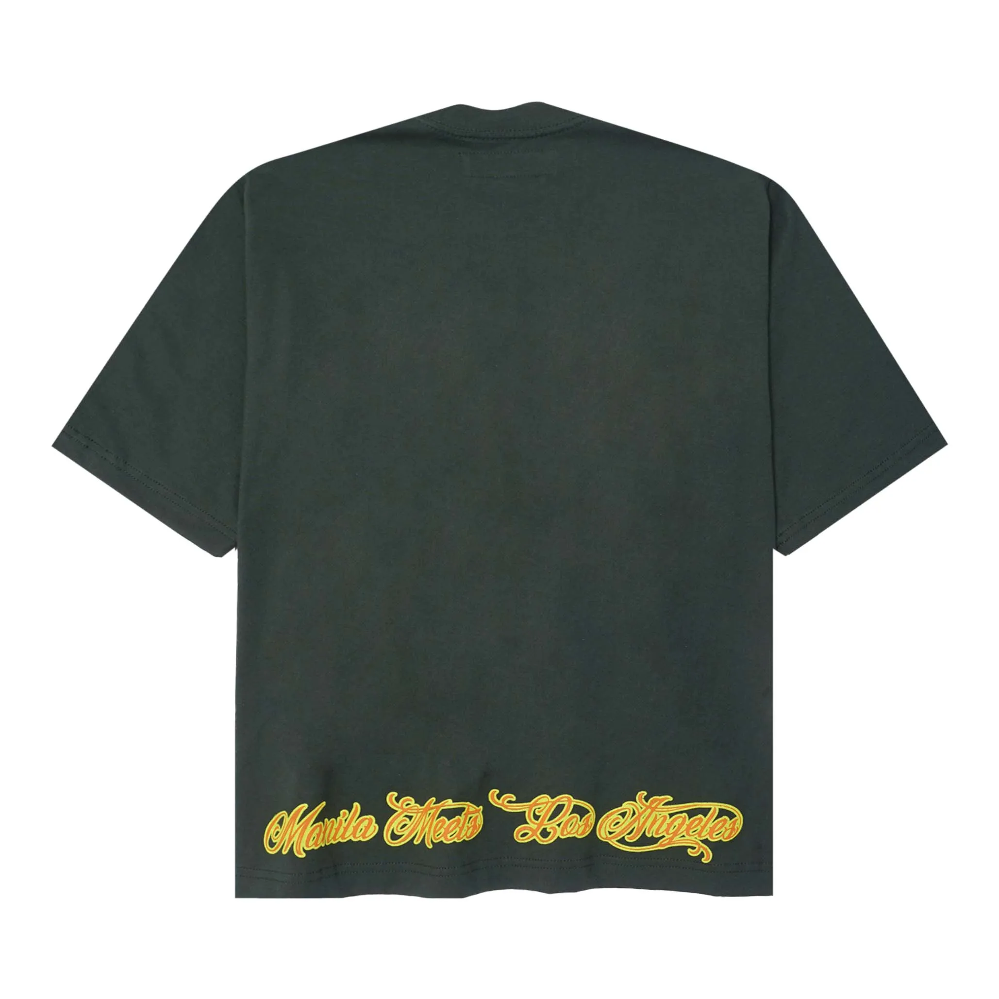 BURNING STALLION TEE IN HUNTER GREEN