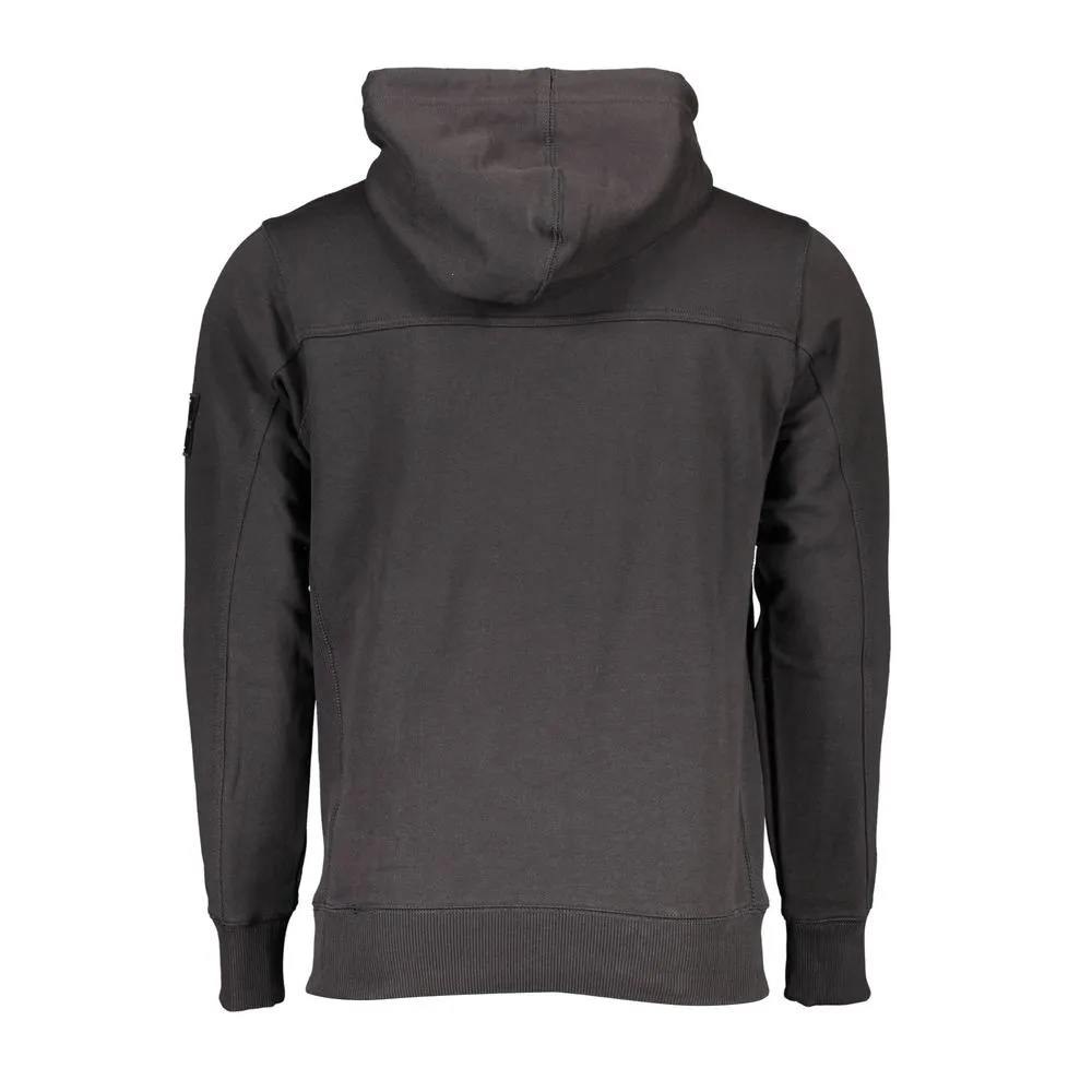 Calvin Klein Sleek Cotton Hooded Sweatshirt with Logo