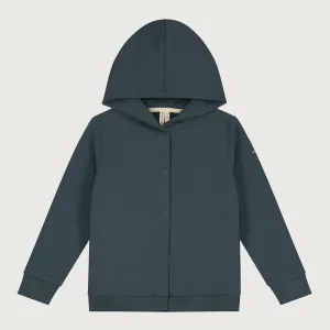 Cardigan Hooded Blue Grey