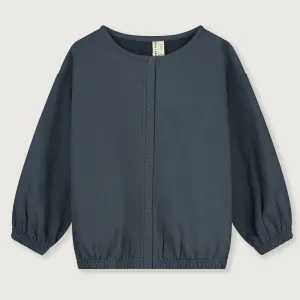 Cardigan Puffy Blue Grey