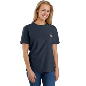 Carhartt Women's Short Sleeve Pocket T-Shirt_Navy