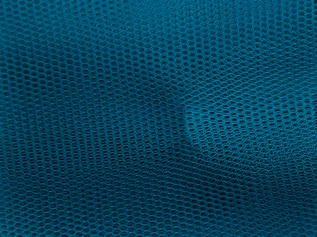 Cerulean Blue Plain Net Fabric (Wholesale)