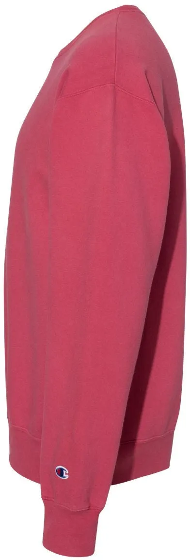 Champion Garment Dyed Crewneck Sweatshirt