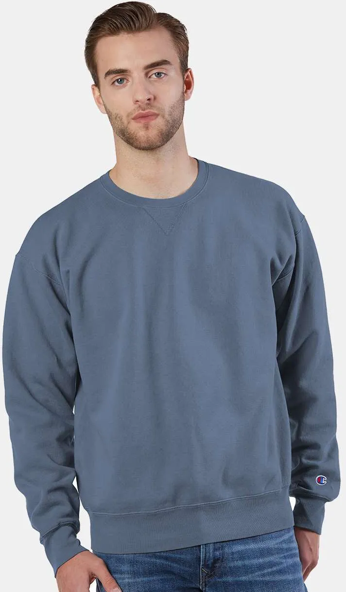Champion Garment Dyed Crewneck Sweatshirt
