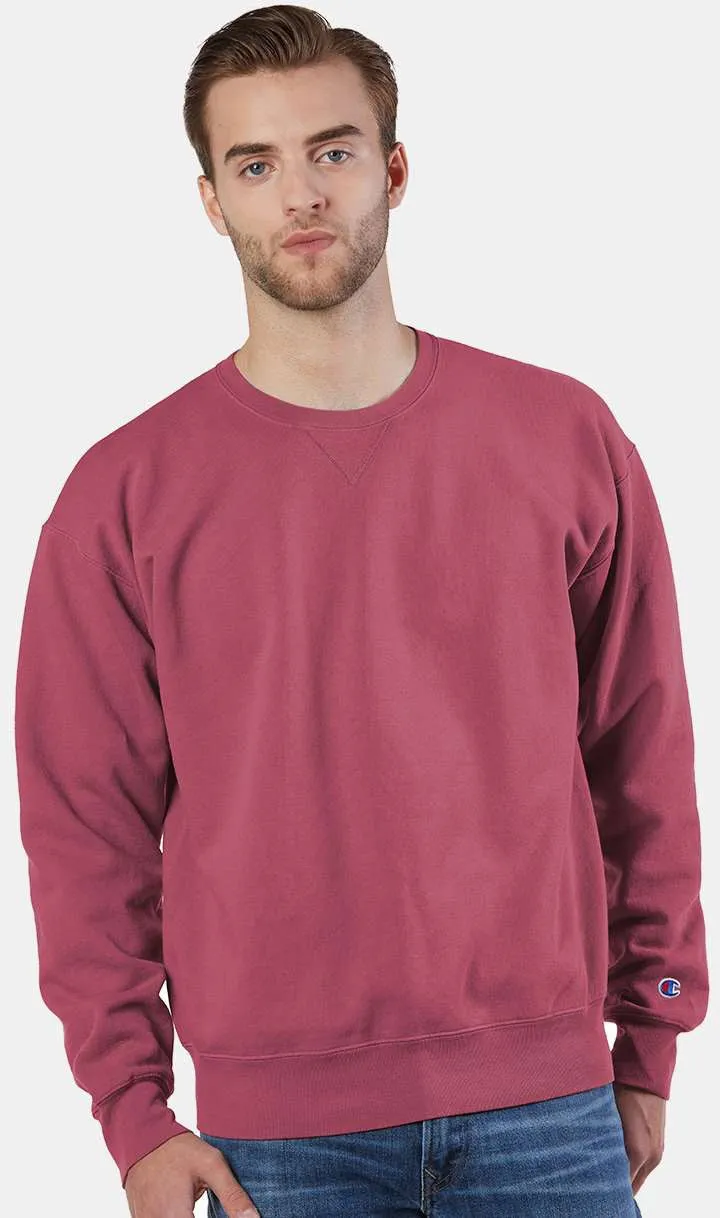 Champion Garment Dyed Crewneck Sweatshirt