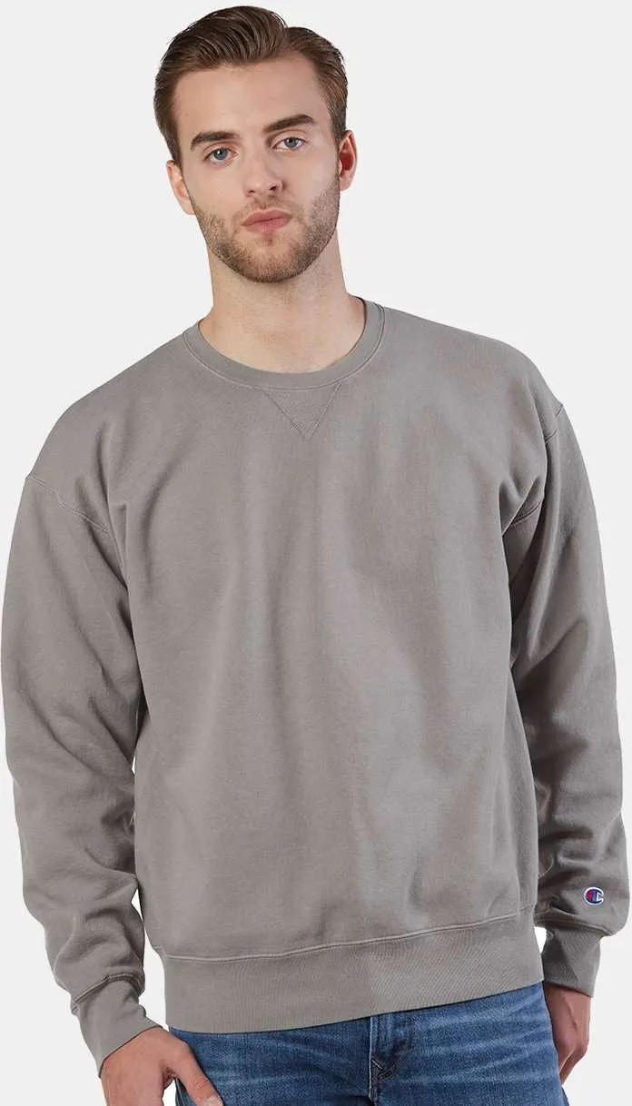 Champion Garment Dyed Crewneck Sweatshirt