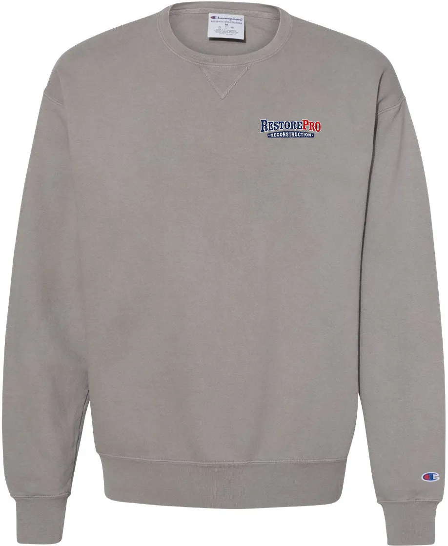 Champion Garment Dyed Crewneck Sweatshirt