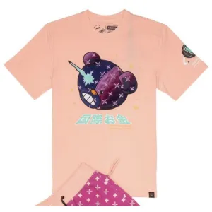 Civilized Bear Head Pink Tee