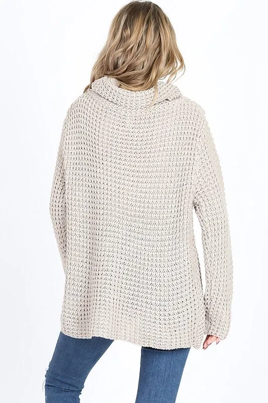 Cool Night Criss Cross Sweater -  Red