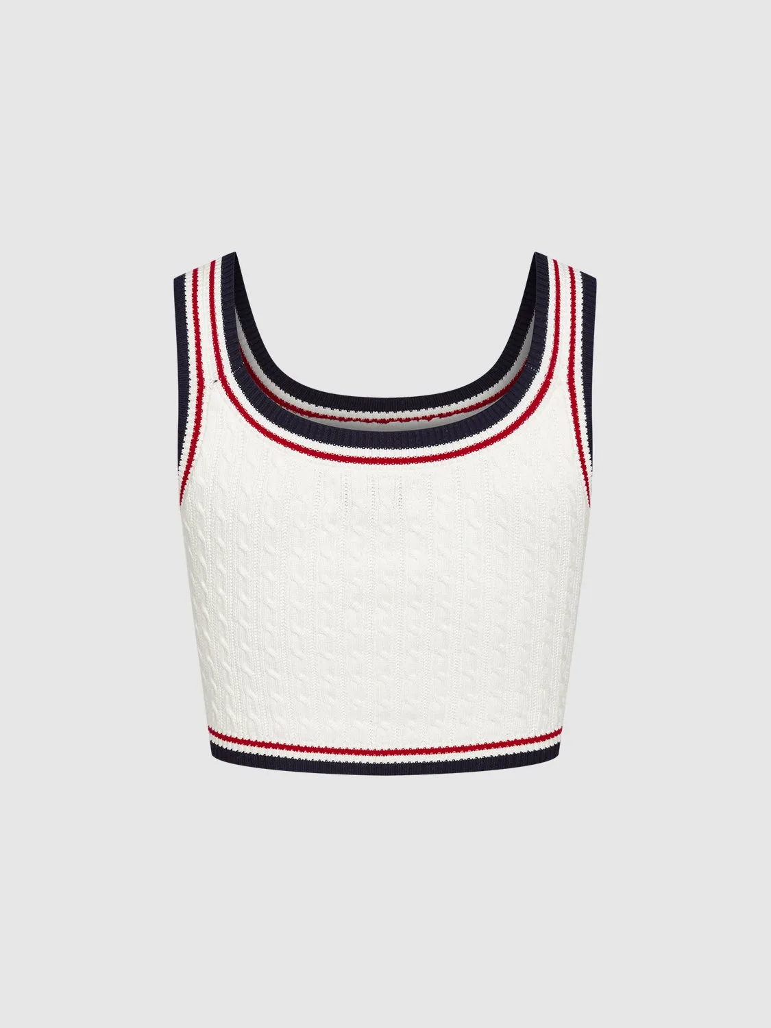 Cropped Knitted Vests