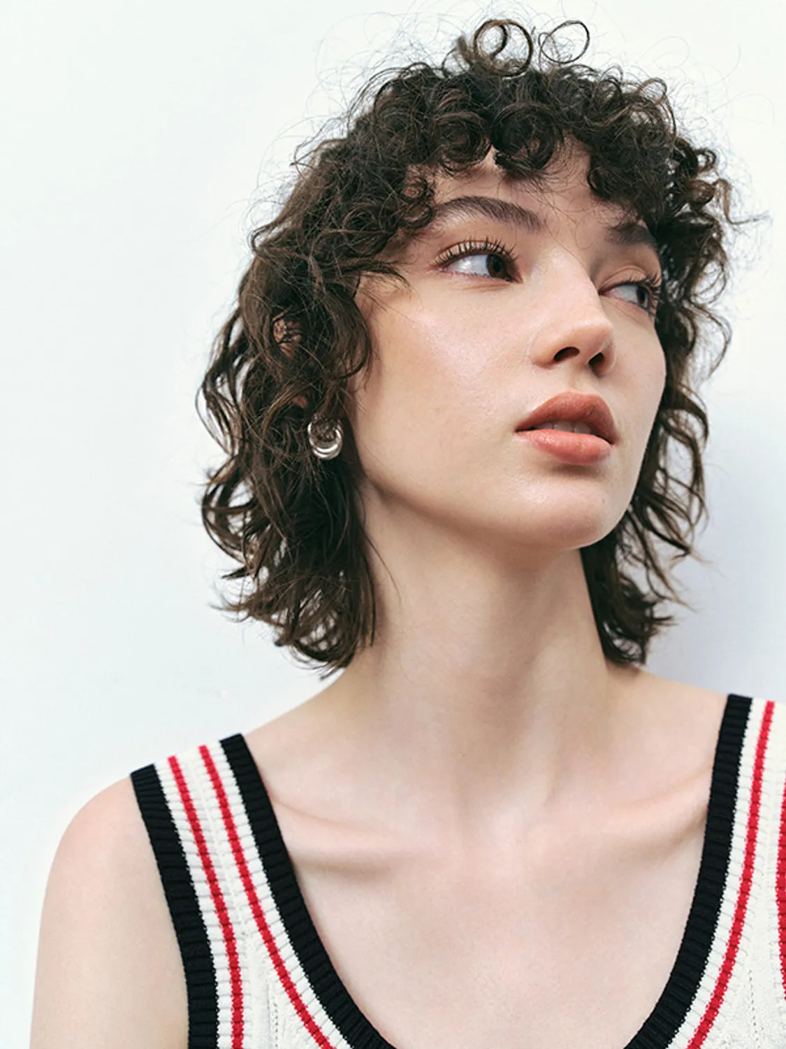 Cropped Knitted Vests