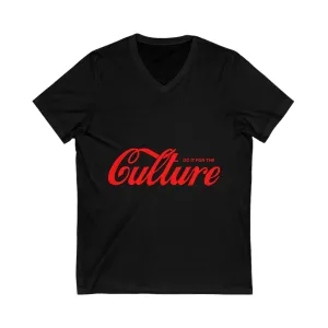 Do it for the Culture Unisex Jersey Short Sleeve V-Neck Tee