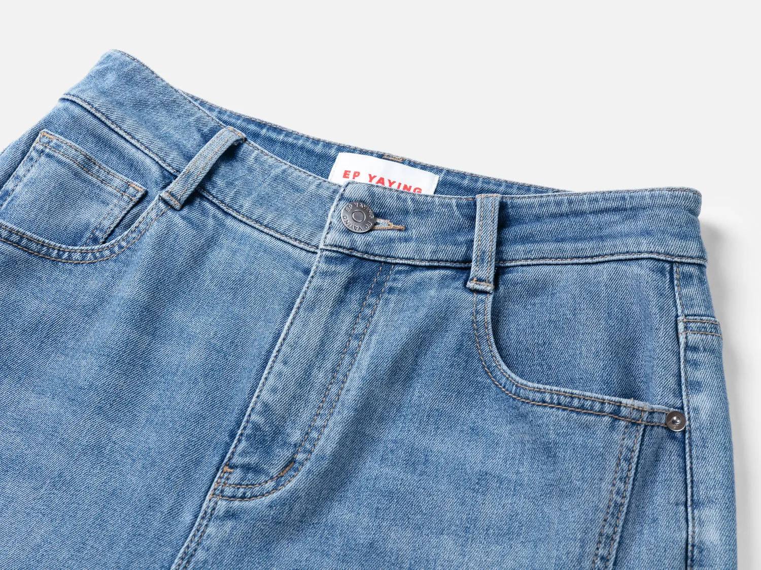 EP YAYING Antibacterial Cooling Denim Pants