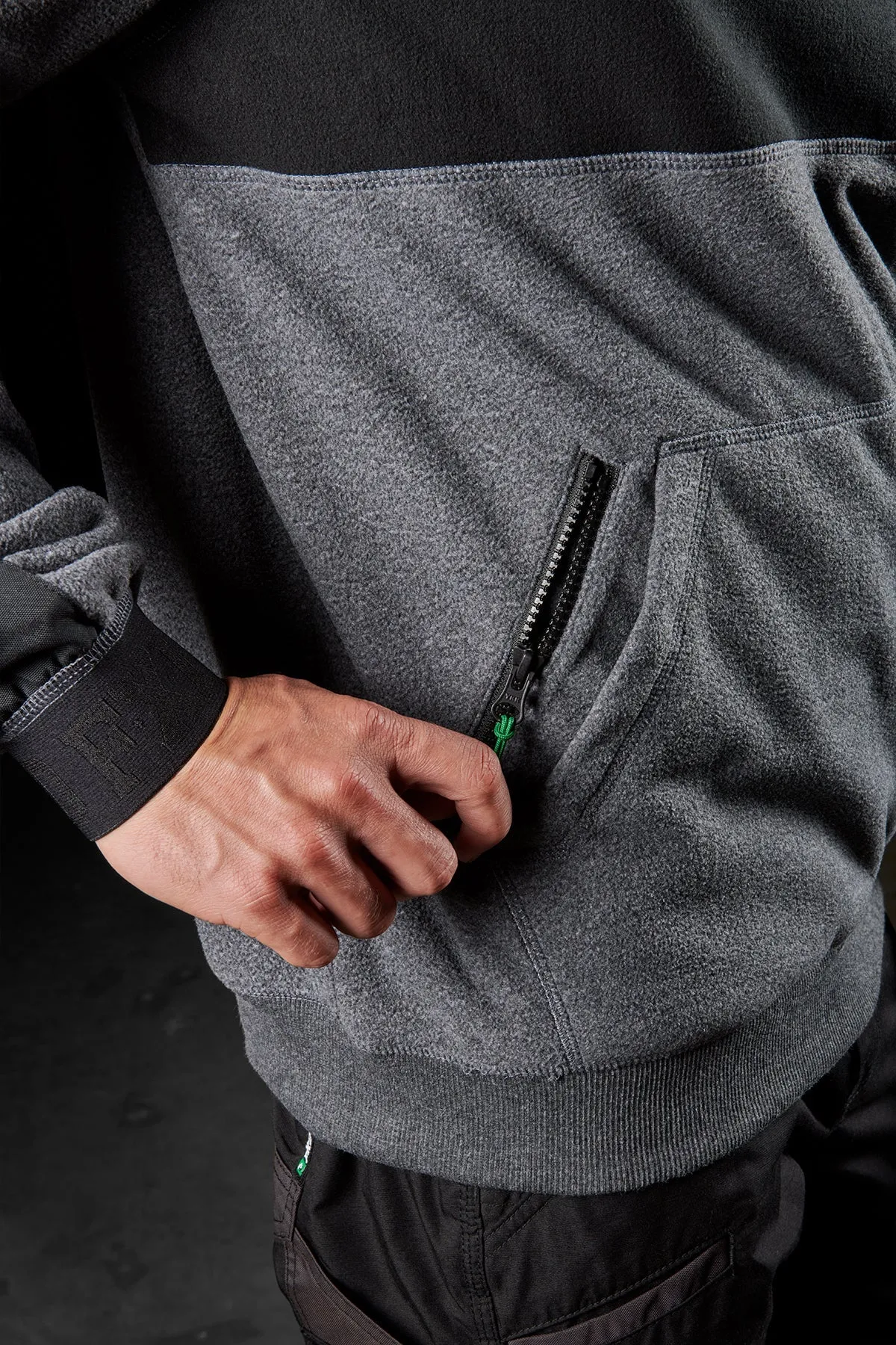 FXD WF-2 BONDED MEMBRANE FLEECE QUARTER ZIP
