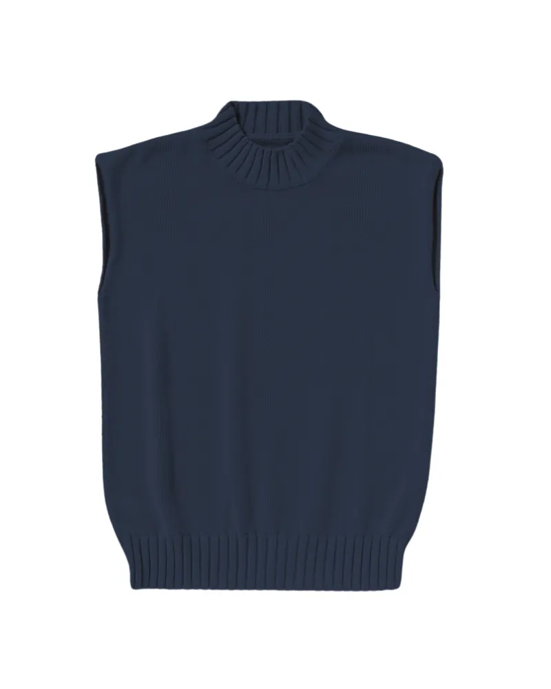 Gilet Flavio Knit Top in Atlantic