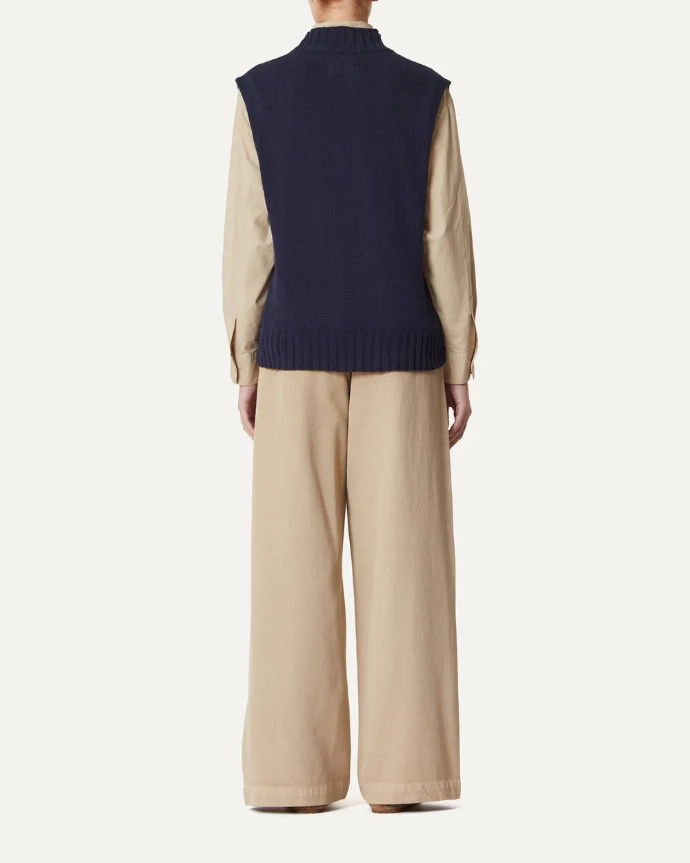 Gilet Flavio Knit Top in Atlantic