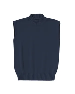 Gilet Flavio Knit Top in Atlantic