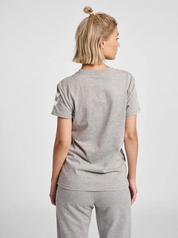 Go Cotton Round Neck Cotton Rich Half Sleeve Solid Regular fit Cottonpoly T-shirt for Women Comfortable soft Breathable Fabric Stretchable for Everyday Use Ideal for Casualwear