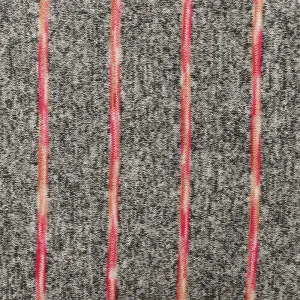 Hot Pink-Black-Multi Stripe Texture Stretch Jersey Knit Fabric