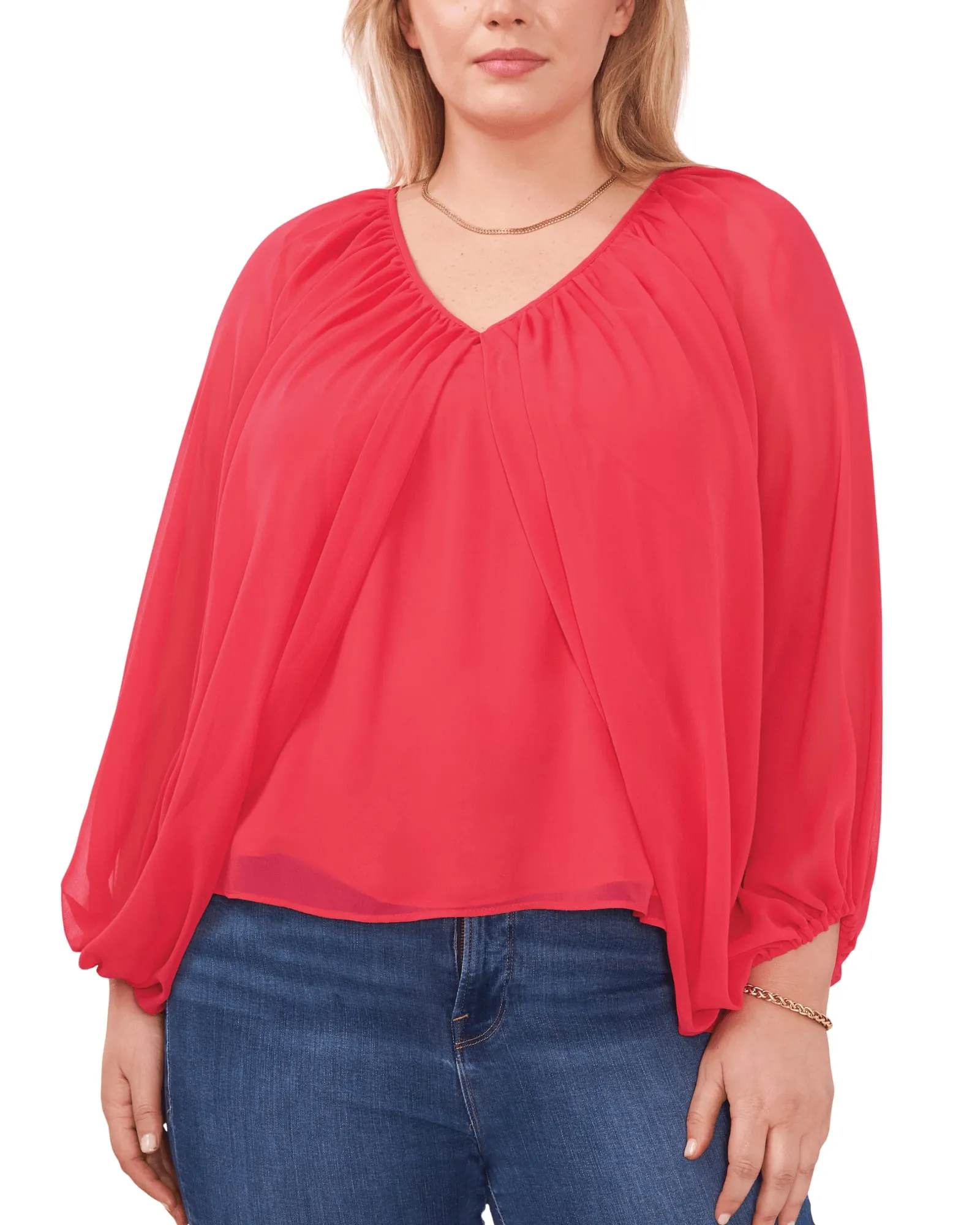 Ivy Bubble Sleeve Blouse | GERANIUM