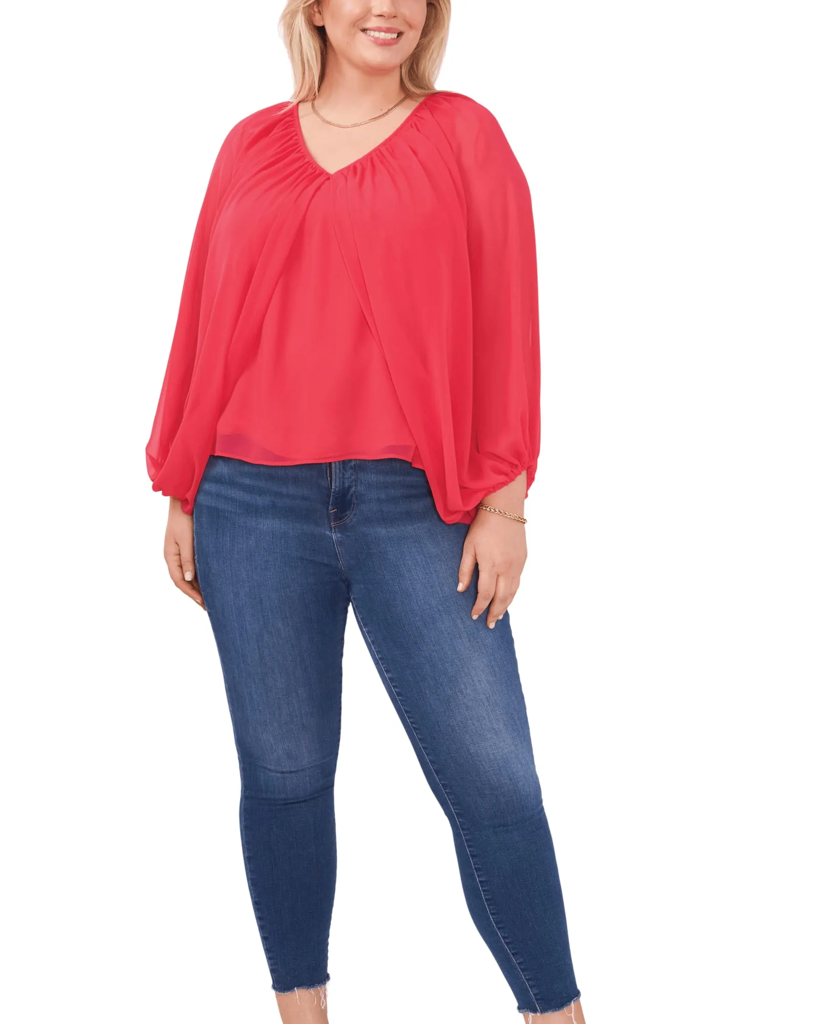 Ivy Bubble Sleeve Blouse | GERANIUM