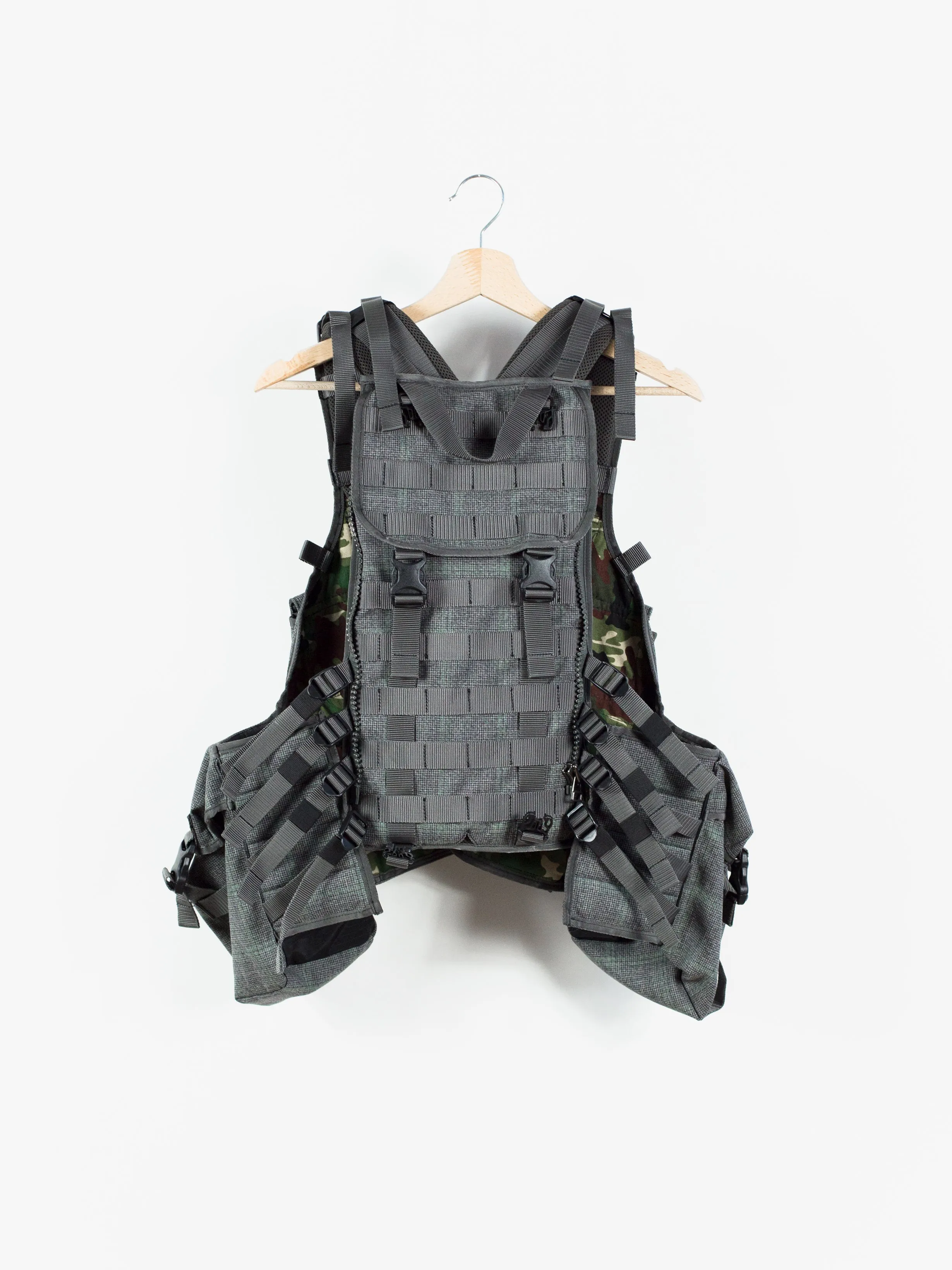 Junya Watanabe SS19 Glen Check Wool Tactical Vest