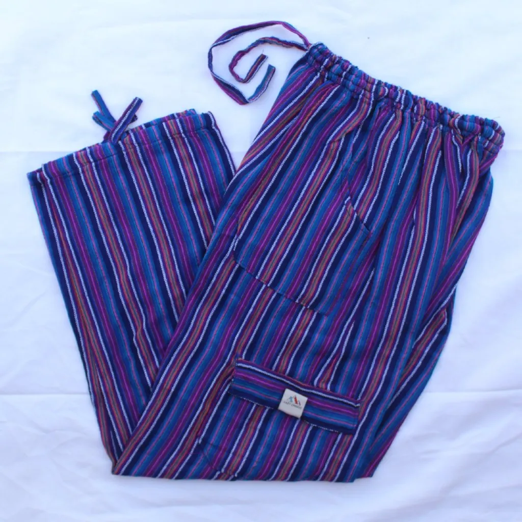 (Large) Purplish Blueish with a Bit of Pink Lounge Pants 0120