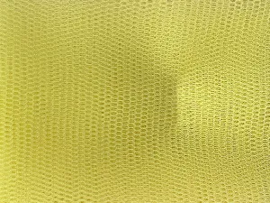 Lemon Yellow Green Plain Net Fabric