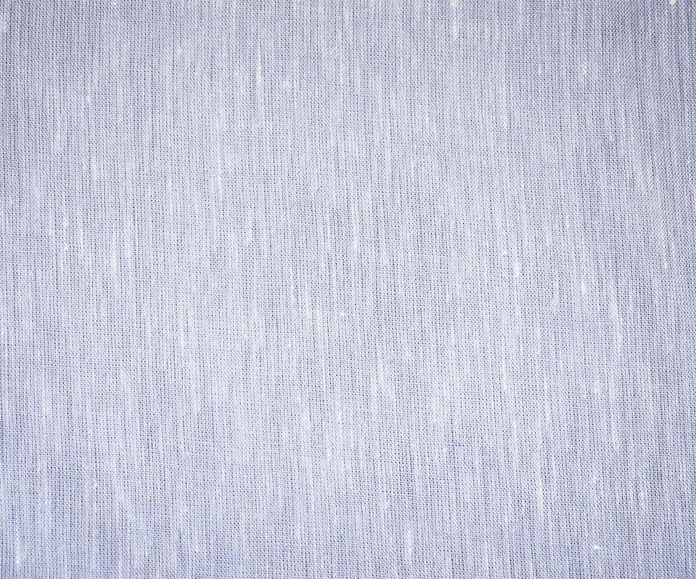 Light Blue-White Spence Bryson Texture Slub Irish Linen Woven Fabric