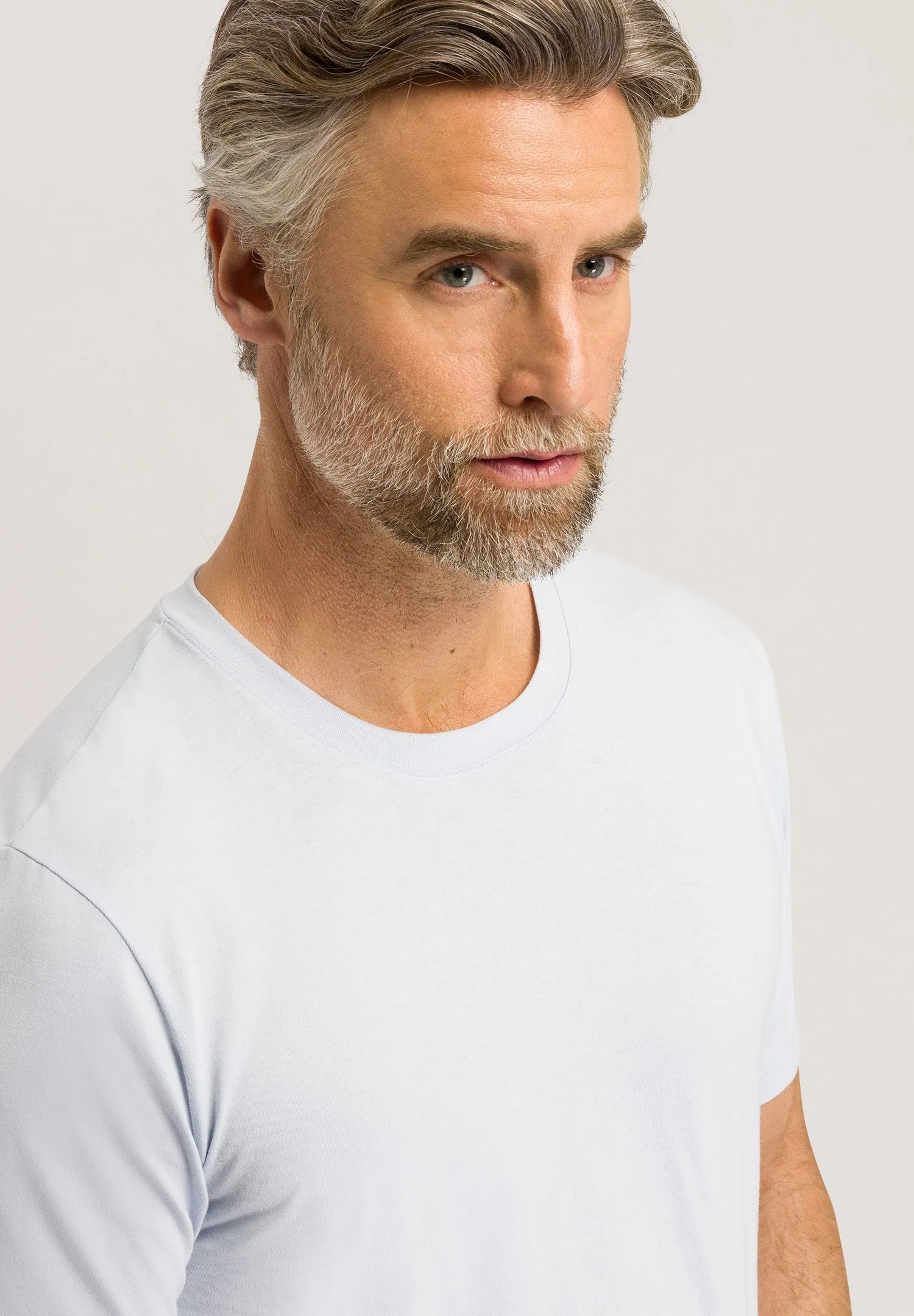 Living Shirts Cotton Crew Neck T-Shirt | Mist 75050-2603