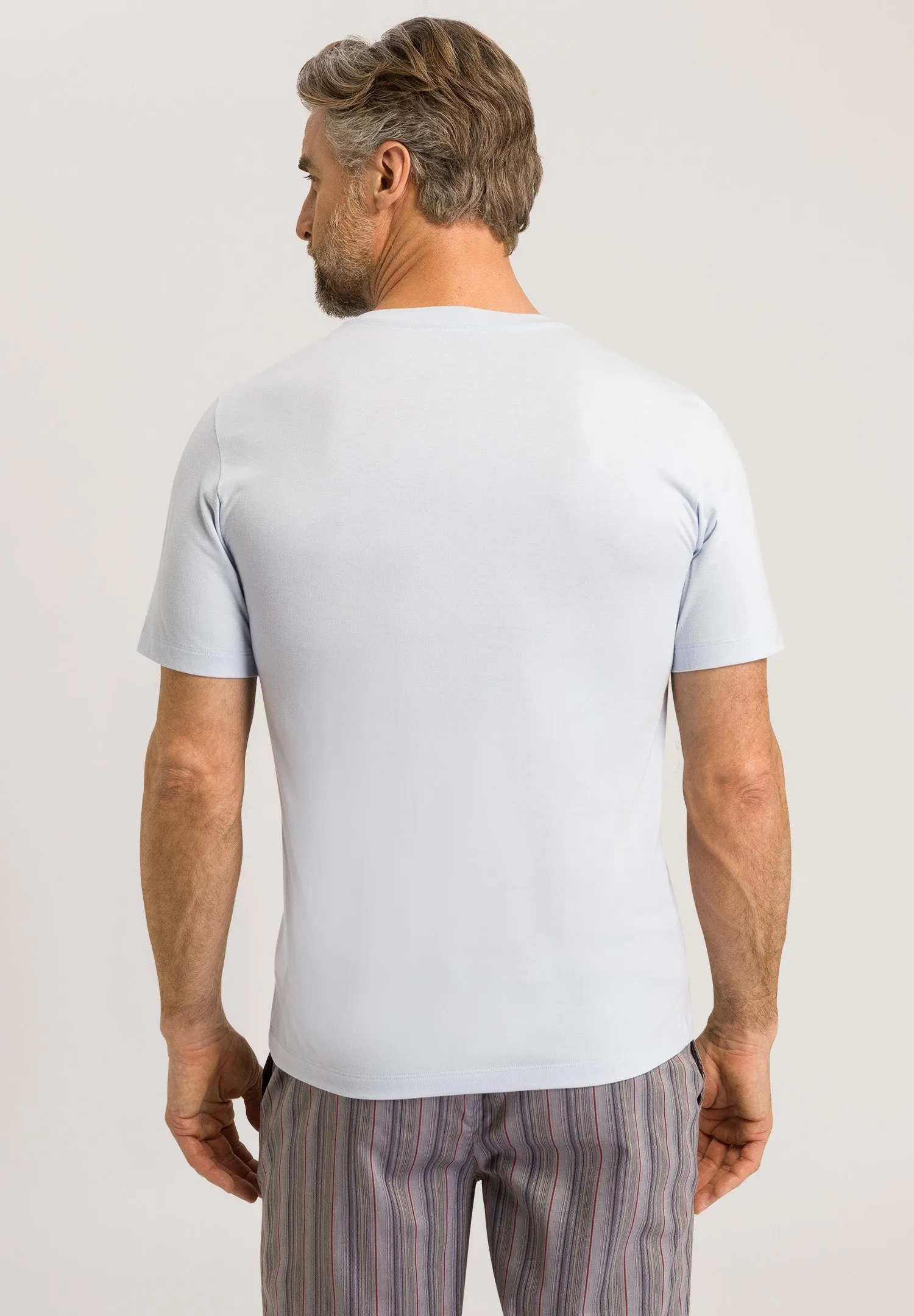 Living Shirts Cotton Crew Neck T-Shirt | Mist 75050-2603