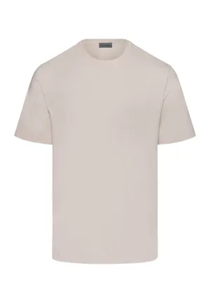 Living Shirts Cotton Crew Neck T-Shirt | Silver Grey 75050-2685