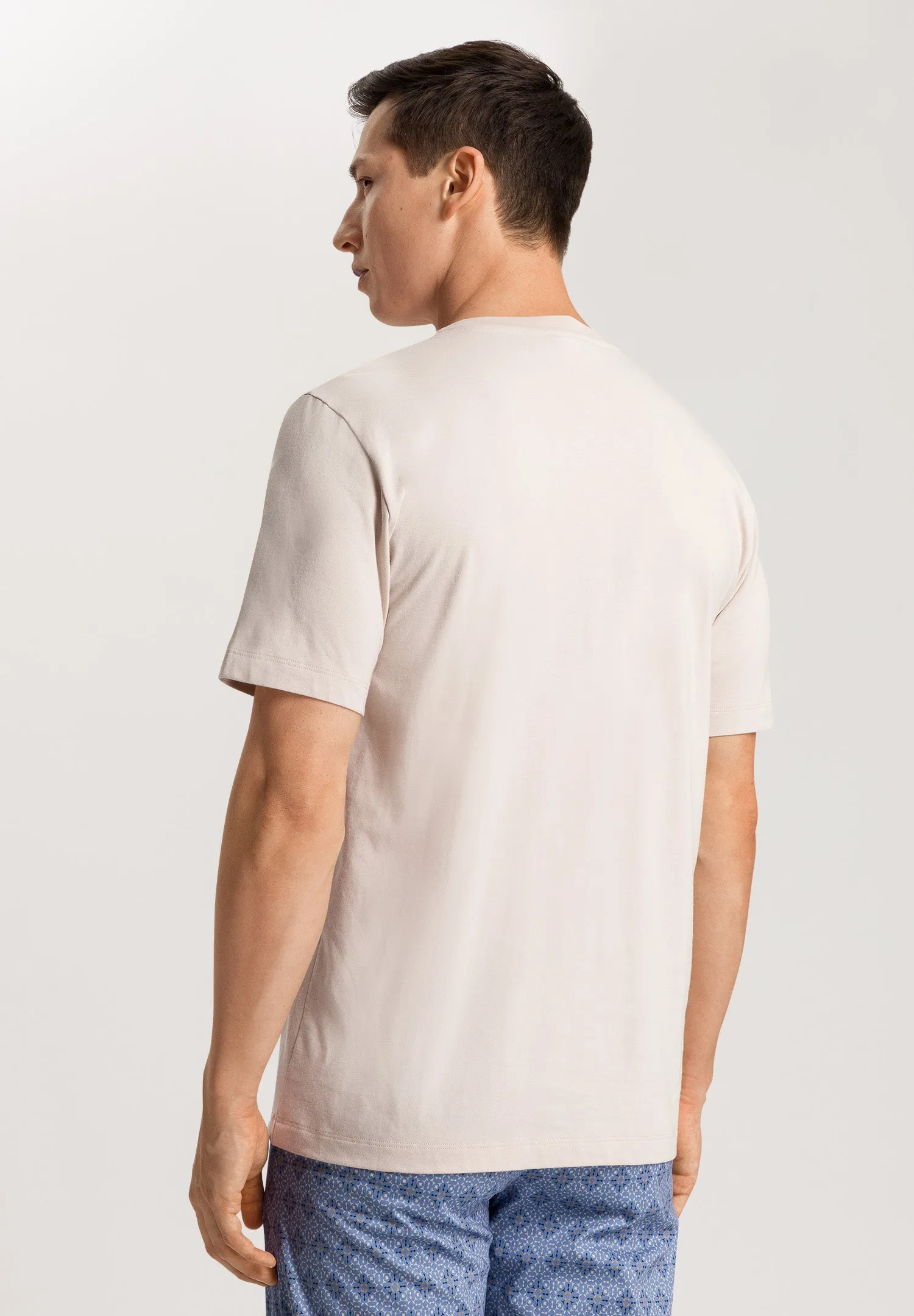 Living Shirts Cotton Crew Neck T-Shirt | Silver Grey 75050-2685