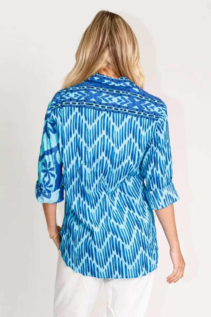 Lula Life Sorrento Shirt Ocean