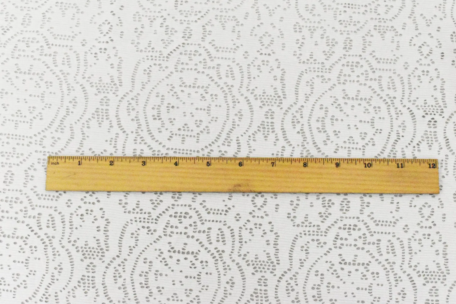 Milk White Medallion Floral Stretch Nylon Crochet Knit Fabric